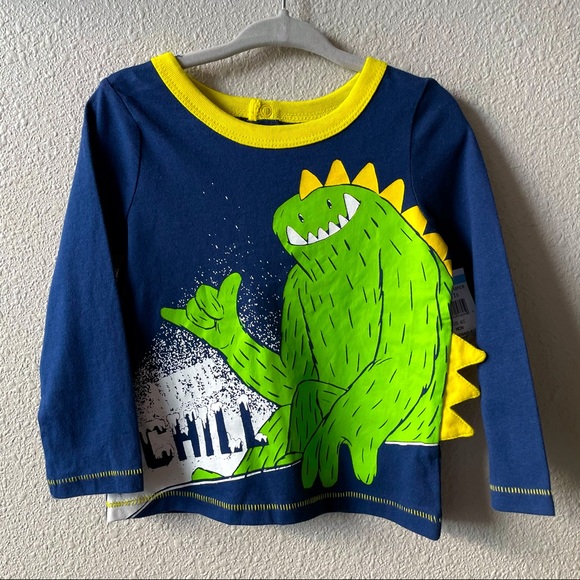 Joe Fresh Other - 3/$15 Joe Fresh Chill Dinosaur 3D Top 12-18 Months